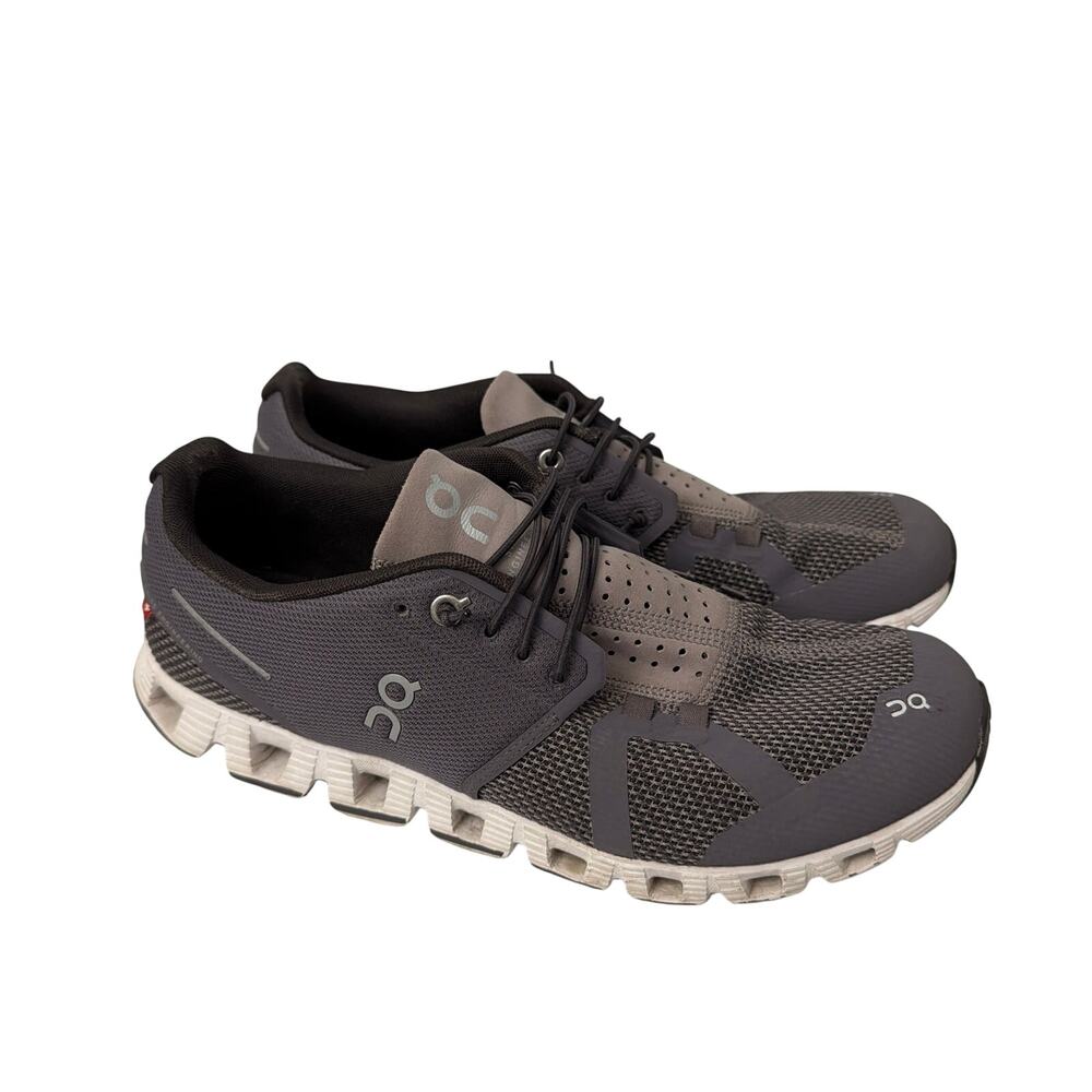 On Cloud 5 Combo Running Shoes Womens Size 10 Shark Pebble Athletic Sneakers
